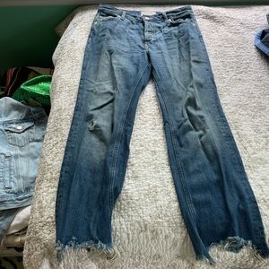 Free people blue jeans